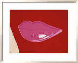 Page from Lips Book, c.1975 Poster von Andy Warhol