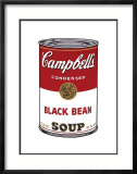 Campbell's Soup I: Black Bean, c.1968 Pósters por Andy Warhol Campbell's Soup I: Black Bean, c.1968 Pósters por Andy Warhol