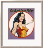 Senorita Rio Poster van Mel Ramos