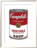Campbell's Soup I: Vegetable, c.1968 Affiches par Andy Warhol