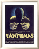 Fantomas, Sci-Fi Movie Poseter Lámina giclée enmarcada Fantomas, Sci-Fi Movie Poseter Lámina giclée enmarcada