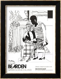 Watercolors and Collages, 1978, unsigned Reproduction encadrée édition limitée par Romare Bearden