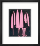 Knives, c. 1981-82 (pink and black) Posters por Andy Warhol Knives, c. 1981-82 (pink and black) Posters por Andy Warhol