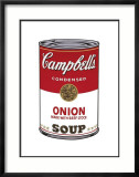 Campbell's Soup I: Onion, c.1968 Láminas por Andy Warhol Campbell's Soup I: Onion, c.1968 Láminas por Andy Warhol