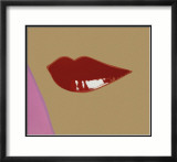 Page from Lips Book, c.1975 Affiches par Andy Warhol