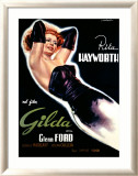 Gilda Lámina giclée enmarcada