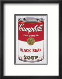 Campbell's Soup I: Black Bean, c.1968 Láminas por Andy Warhol Campbell's Soup I: Black Bean, c.1968 Láminas por Andy Warhol