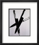 Knives, c.1981-82 (Three Black on Cream) Pôsters por Andy Warhol Knives, c.1981-82 (Three Black on Cream) Pôsters por Andy Warhol