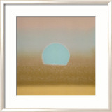 Sunset, c.1972 (gold, blue) Poster van Andy Warhol Sunset, c.1972 (gold, blue) Poster van Andy Warhol