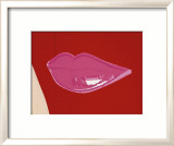Page from Lips Book, c.1975 Affiches par Andy Warhol