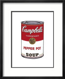 Campbell's Soup I: Pepper Pot, c.1968 Affiches par Andy Warhol