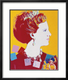 Reigning Queens: Queen Margrethe II of Denmark, c.1985 Poster von Andy Warhol