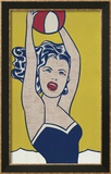 Jeune fille au ballon Posters par Roy Lichtenstein