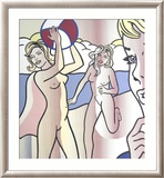 Nudes with Beach Ball Arte por Roy Lichtenstein Nudes with Beach Ball Arte por Roy Lichtenstein