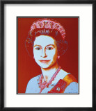 Reigning Queens: Queen Elizabeth II of the United Kingdom, c.1985 (blue face) Kunstdruck von Andy Warhol