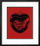 Heart, c.1984 (I Love You) Poster tekijänä Andy Warhol Heart, c.1984 (I Love You) Poster tekijänä Andy Warhol