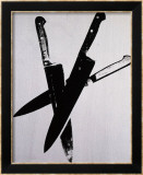 Knives, c.1981-82 (Three Black on Cream) Poster af Andy Warhol Knives, c.1981-82 (Three Black on Cream) Poster af Andy Warhol