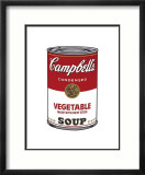 Campbell's Soup I: Vegetable, c.1968 Pósters por Andy Warhol