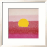 Sunset, c.1972 (hot pink, pink, yellow) Posters par Andy Warhol
