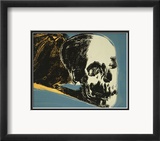 Skull, c.1976 (yellow on teal) Poster par Andy Warhol