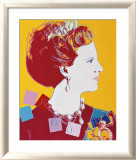 Reigning Queens: Queen Margrethe II of Denmark, c.1985 Kunstdrucke von Andy Warhol