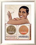 Les Meilleures Cigarettes Lámina giclée enmarcada