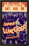 Jimmy Lunceford's Big Band Orchestra Lámina giclée enmarcada