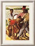 Cotton Pickers Art by Earle Wilton Richardson