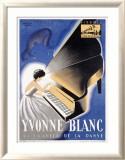 Yvonne Blanc Estampe encadrée
