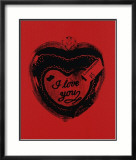 Heart, c.1984 (I Love You) Posters by Andy Warhol