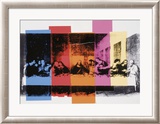 La Cène (détail)|Detail of the Last Supper, vers 1986 Affiches par Andy Warhol