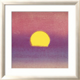 Sunset, c.1972 (pink, purple, yellow) Poster von Andy Warhol
