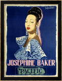 Josephine Baker Lámina giclée enmarcada por Guy-Gerard Noel Josephine Baker Lámina giclée enmarcada por Guy-Gerard Noel
