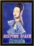 Josephine Baker/Pacific Lámina giclée enmarcada por Guy-Gerard Noel Josephine Baker/Pacific Lámina giclée enmarcada por Guy-Gerard Noel