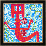 Untitled Blue, c.1984 Láminas por Keith Haring Untitled Blue, c.1984 Láminas por Keith Haring