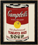 Campbell's Soup Can, c.1962 (Old Fashioned Tomato Rice) Affiche par Andy Warhol