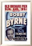 Bobby Byrne Trombone Orchestra Framed Giclee Print