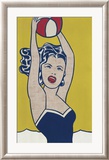 Girl with Ball Poster by Roy Lichtenstein