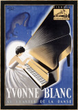 Yvonne Blanc Estampe encadrée par Jac 