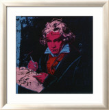Beethoven, c.1987 (red face) Planscher av Andy Warhol