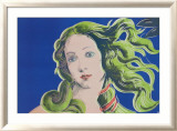 Nacimiento de Venus, violeta Láminas por Andy Warhol
