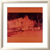 Five Deaths on Orange (Orange Disaster), c.1963 (orange car) Kunstdrucke von Andy Warhol