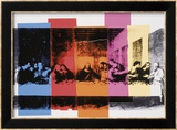 Detail des letzten Abendmahls, ca. 1986 Poster von Andy Warhol