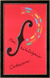 The Philadelphia Orchestra Gerahmter Druck (limitierte Auflage) von Milton Glaser