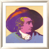 Goethe Red and Black Posters by Andy Warhol