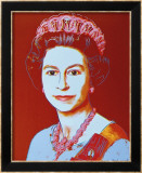 Reigning Queens: Queen Elizabeth II of the United Kingdom, c.1985 (blue face) Plakat af Andy Warhol