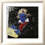 Beethoven, c.1987 (blue face) Affischer av Andy Warhol