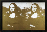 Deux Mona Lisas dorées (Gd) Poster par Andy Warhol