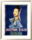 Josephine Baker Lámina giclée enmarcada por Guy-Gerard Noel Josephine Baker Lámina giclée enmarcada por Guy-Gerard Noel