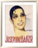 Josephine Baker Lámina giclée enmarcada por Gaston Girbal Josephine Baker Lámina giclée enmarcada por Gaston Girbal